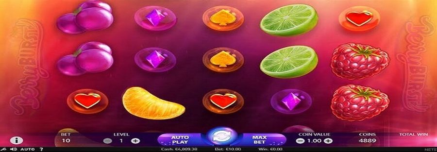 Il 23 agosto Netent lancia BerryBurst Slot Online